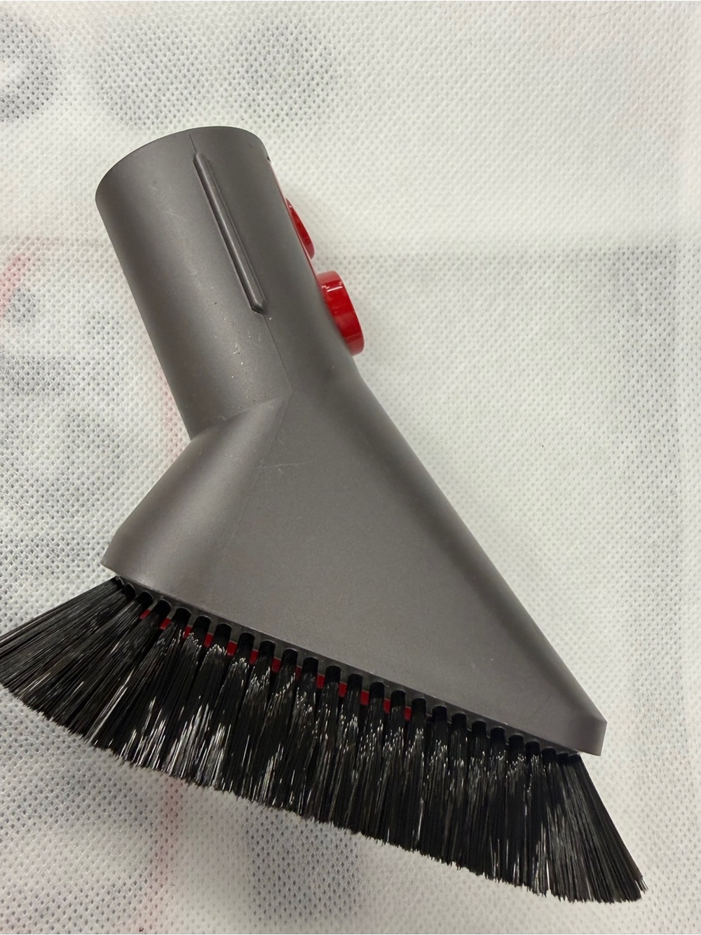 Dyson Gray and Red Crevice Brush Attachment